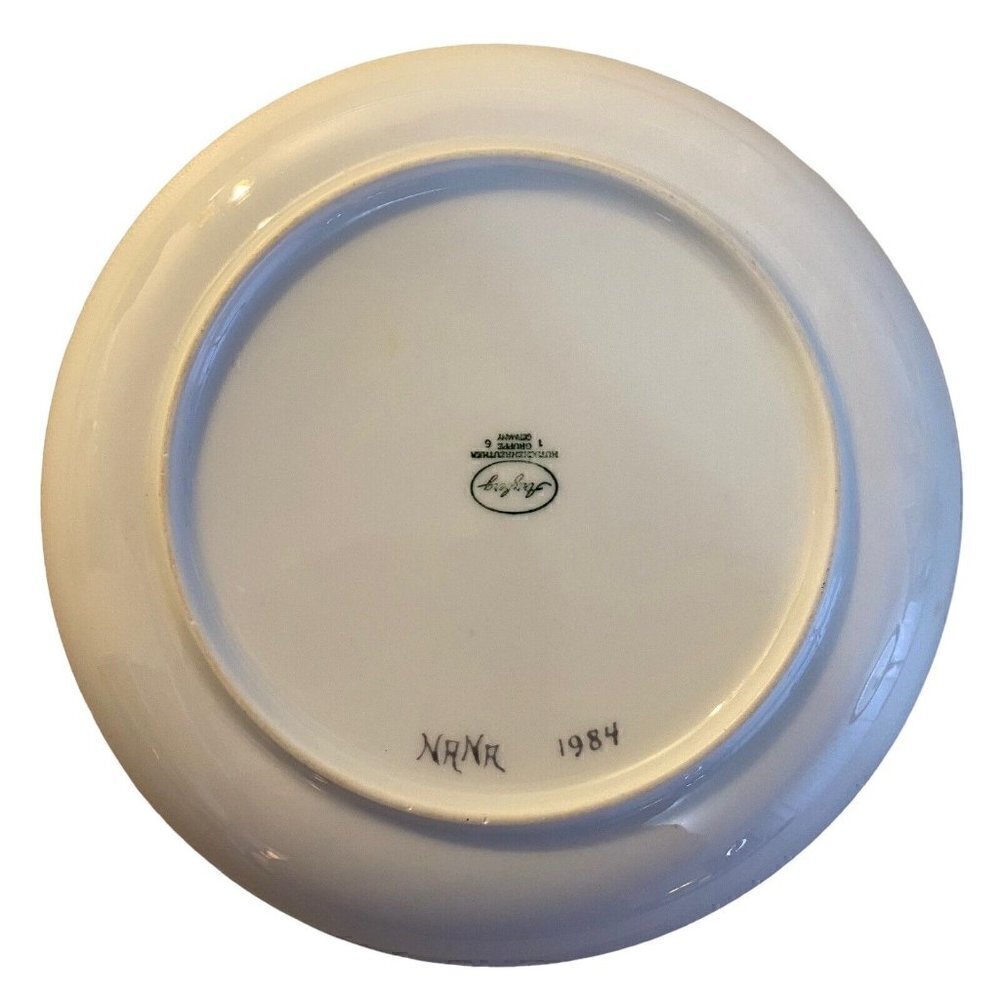 Vintage Artzberg Hutschenreuther Gruppe Germany 6.75" Plate Handpainted … - Picture 4 of 4